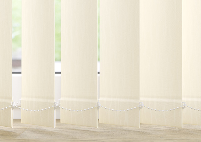 Subtle Grain, Vanilla - Vertical Blind Slats - Image 3
